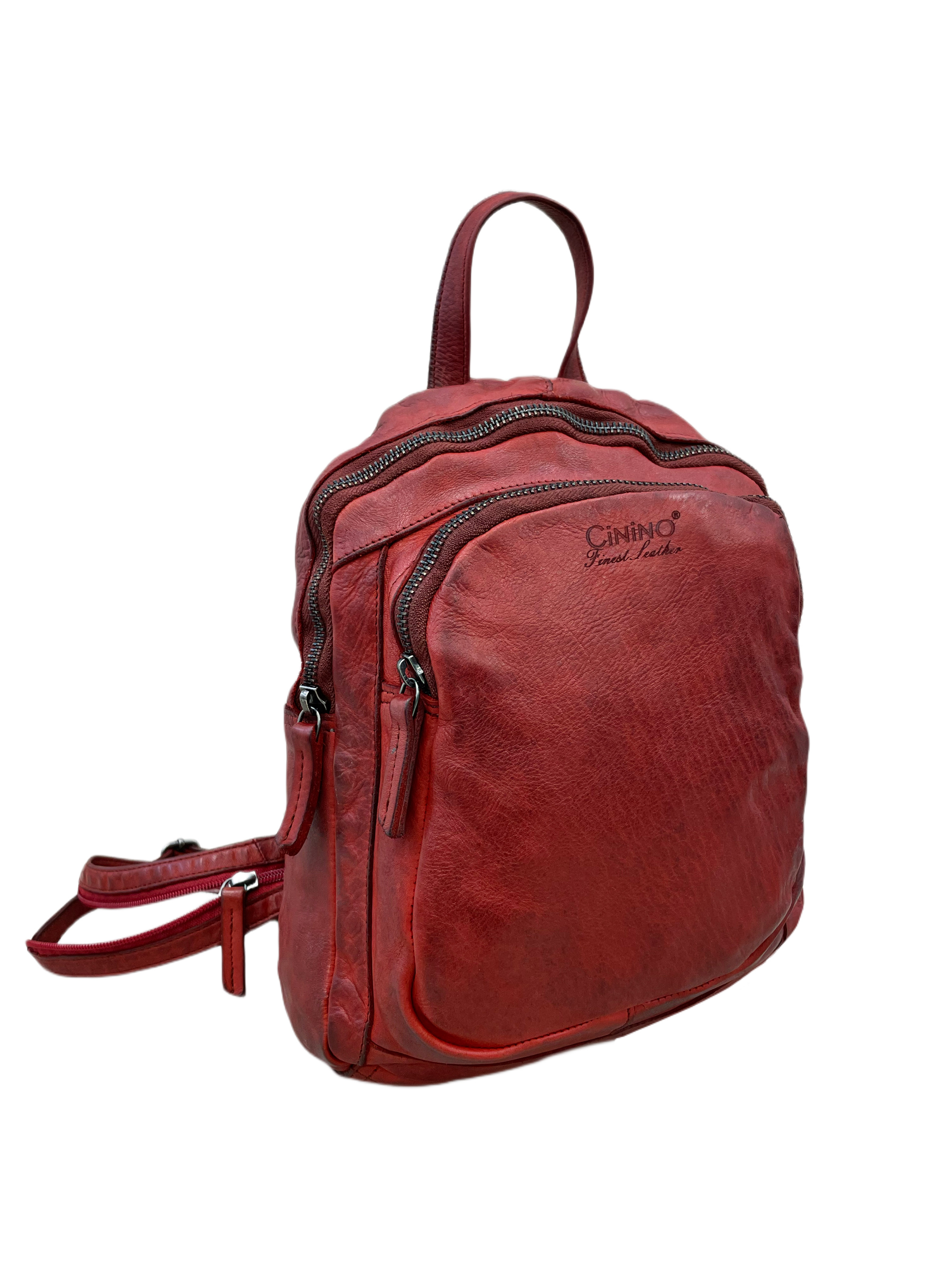 4716 Washed Lederrucksack 