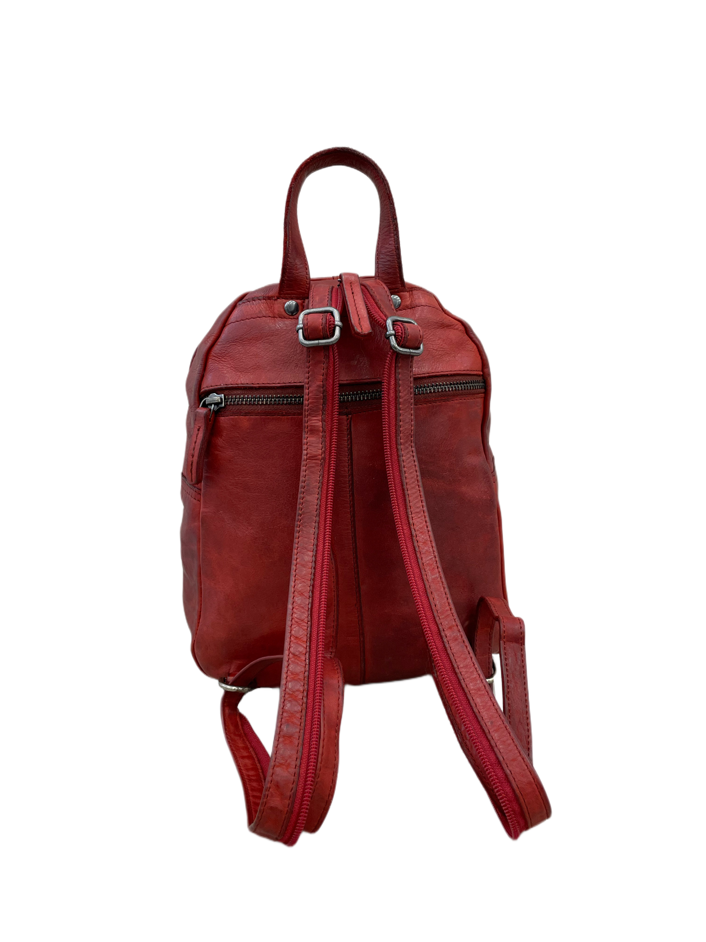 4716 Washed Lederrucksack 