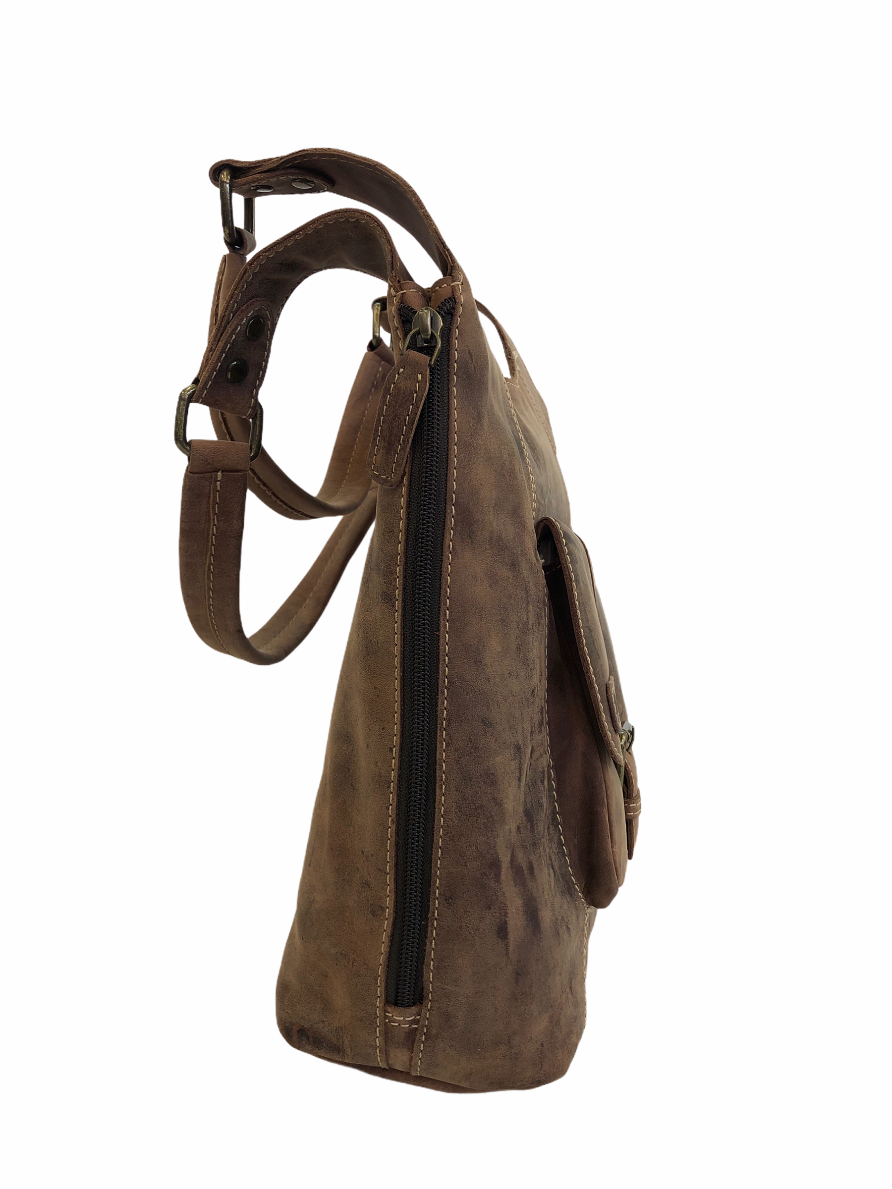  1576 Bayern Bag Hunter Leder Schultertasche